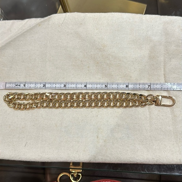 Unbranded 8” Gold-Tone Replacement Chain Strap, Extender for Wallets & Wristlets - Picture 9 of 10